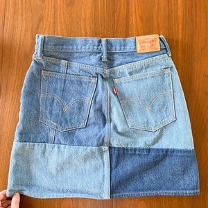 Levi’s everyday patchwork skirt
